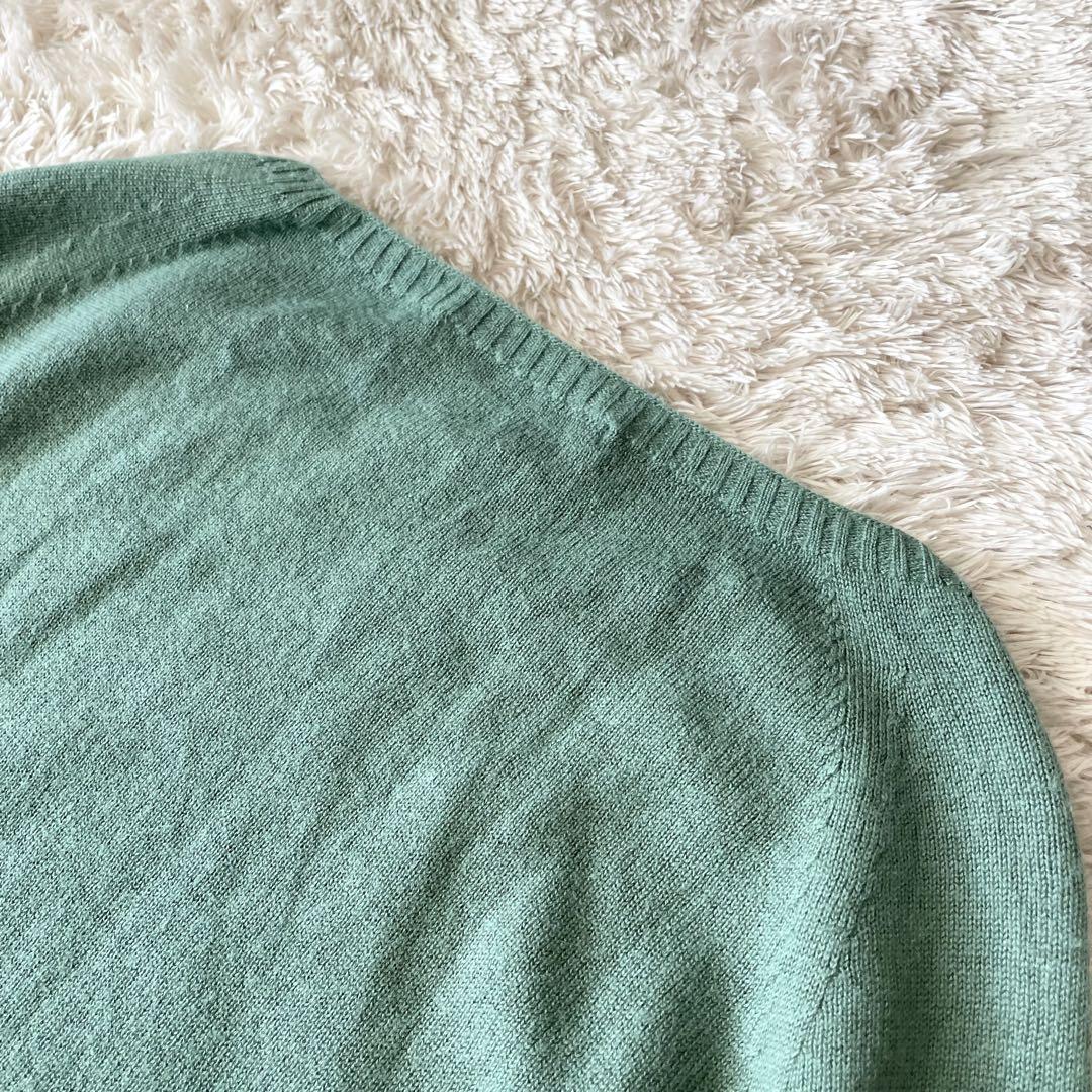 イエナ 美品 IENA チュニックニット アンゴラ混 F グリーン