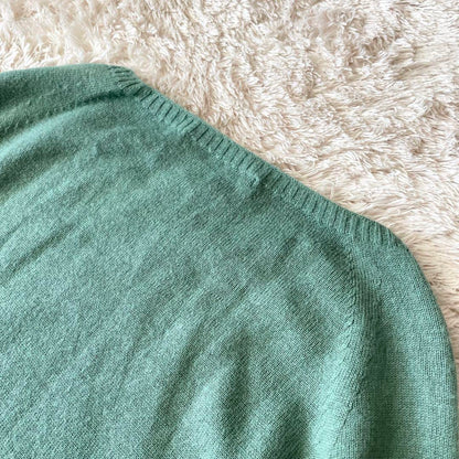 イエナ 美品 IENA チュニックニット アンゴラ混 F グリーン