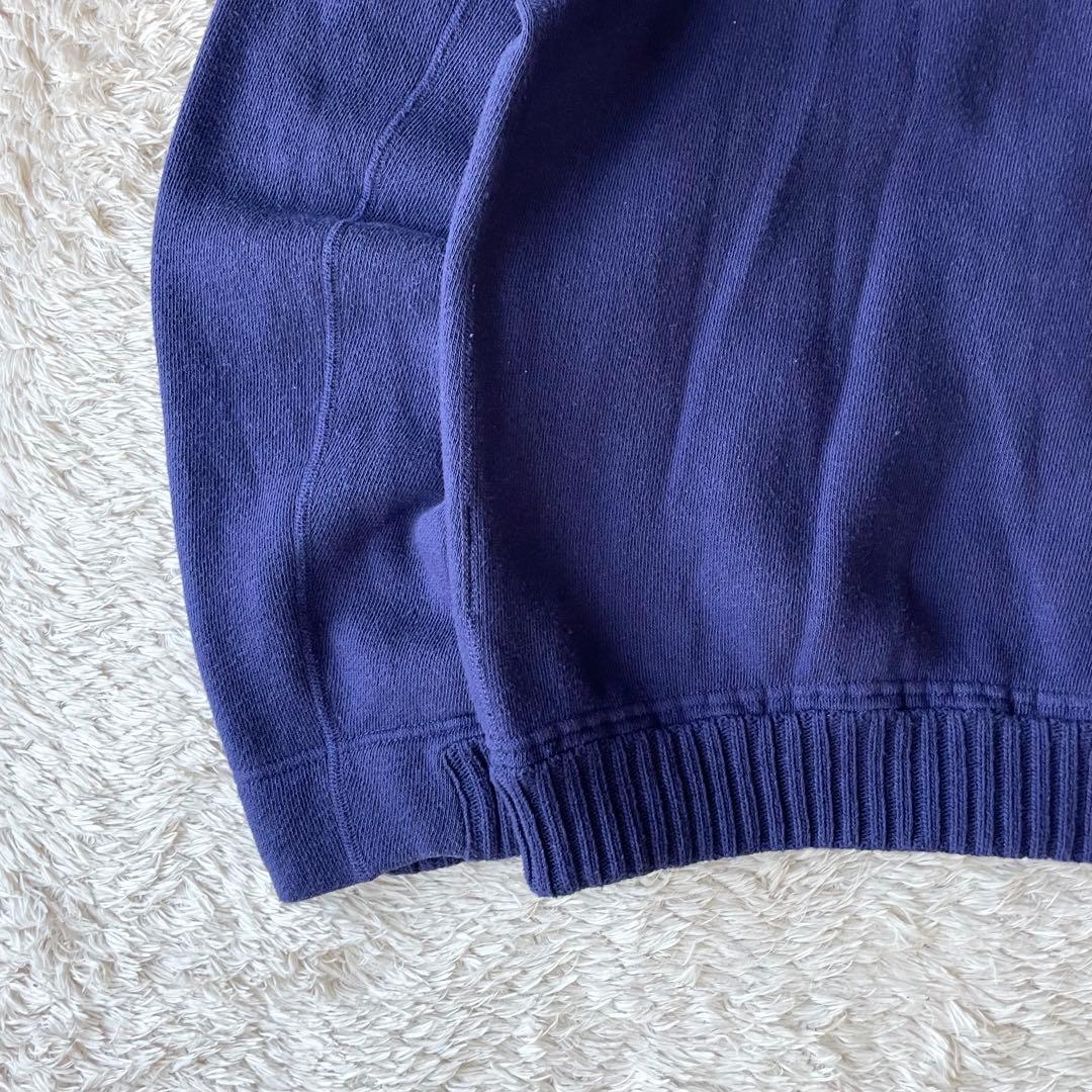 45R 美品 ふわふわ裏毛ブルゾン 2 ブルー