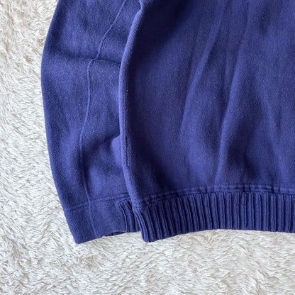 45R 美品 ふわふわ裏毛ブルゾン 2 ブルー