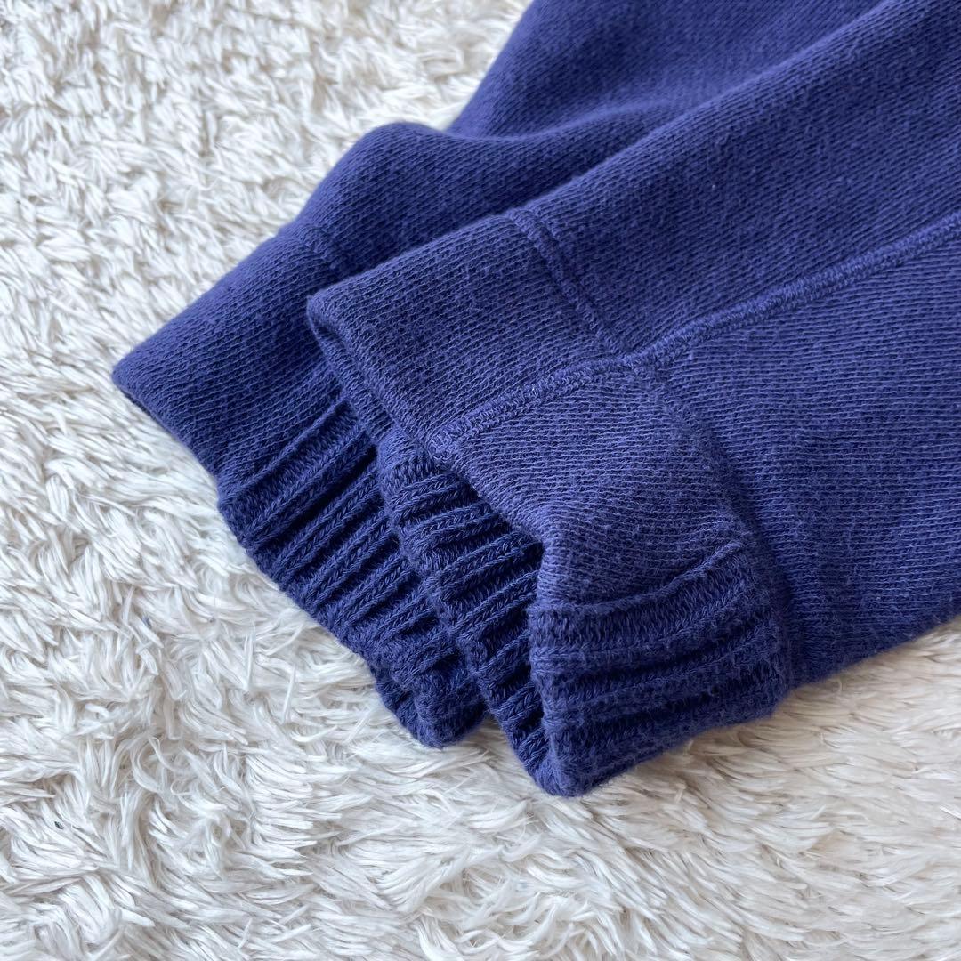 45R 美品 ふわふわ裏毛ブルゾン 2 ブルー