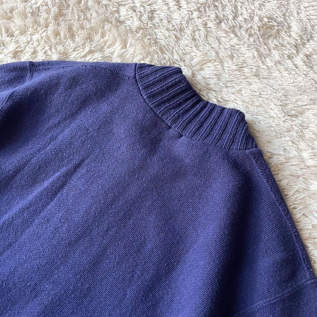 45R 美品 ふわふわ裏毛ブルゾン 2 ブルー