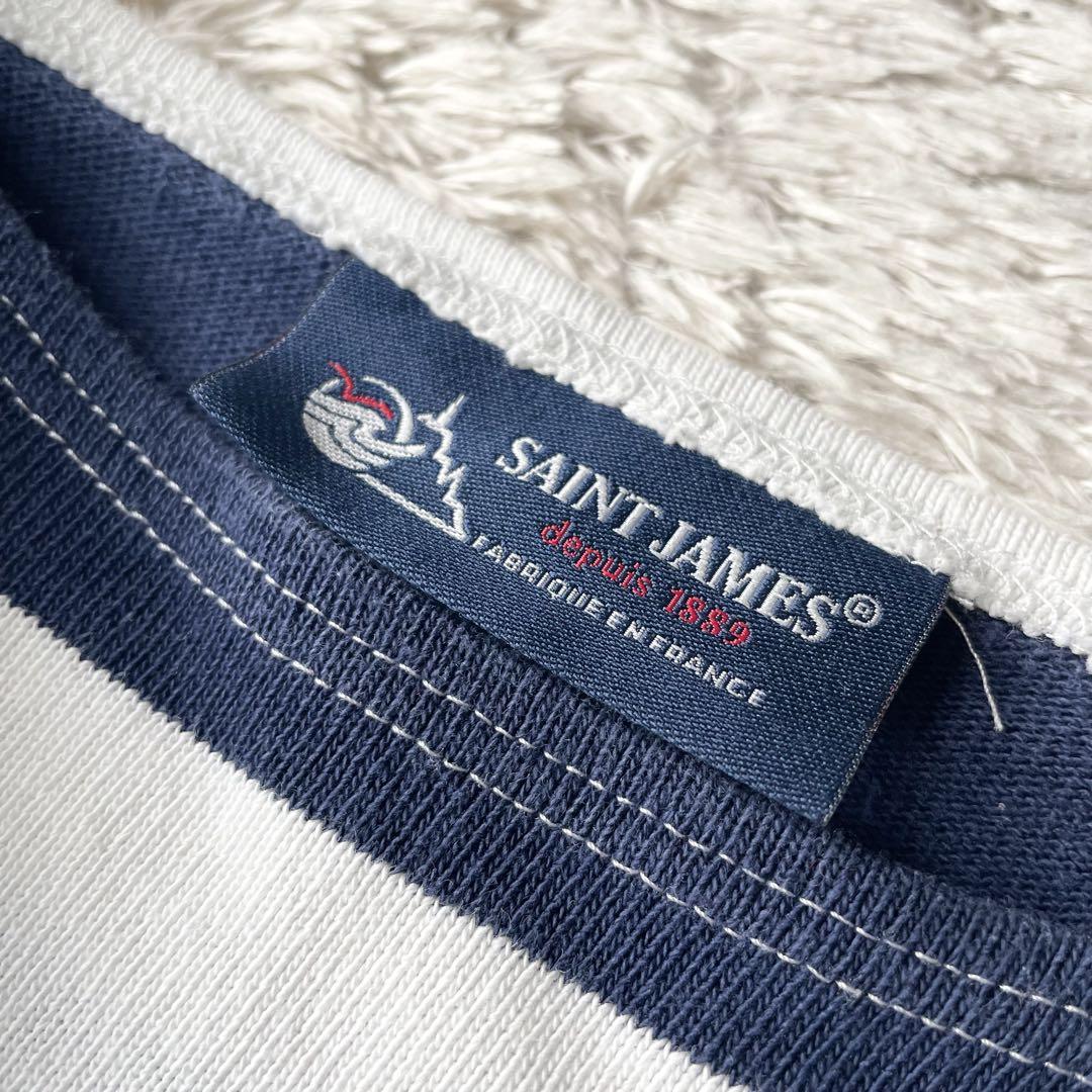 セントジェームズ 美品 バスクシャツ 32 太ピッチボーダー