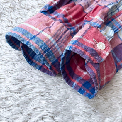 ラルフローレン 美品 リネンシャツ XS マドラスチェック