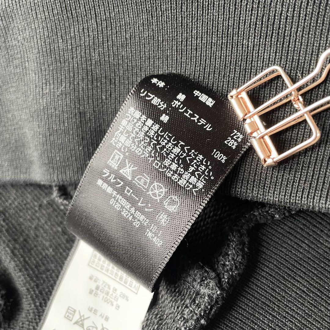ラルフローレン RLX 美品 ハーフジップ スウェット F 黒