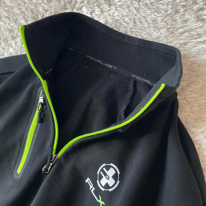 ラルフローレン RLX 美品 ハーフジップ スウェット F 黒