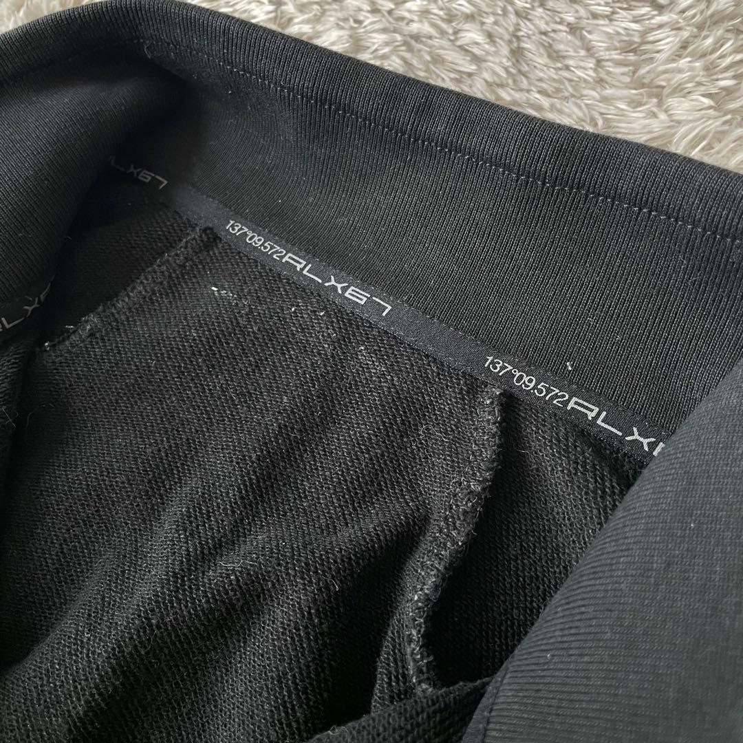 ラルフローレン RLX 美品 ハーフジップ スウェット F 黒