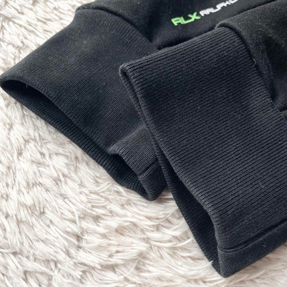 ラルフローレン RLX 美品 ハーフジップ スウェット F 黒