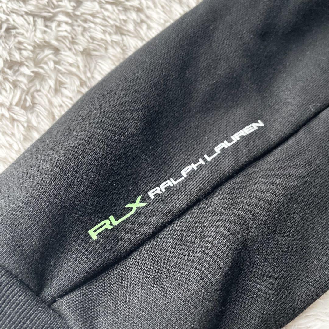 ラルフローレン RLX 美品 ハーフジップ スウェット F 黒