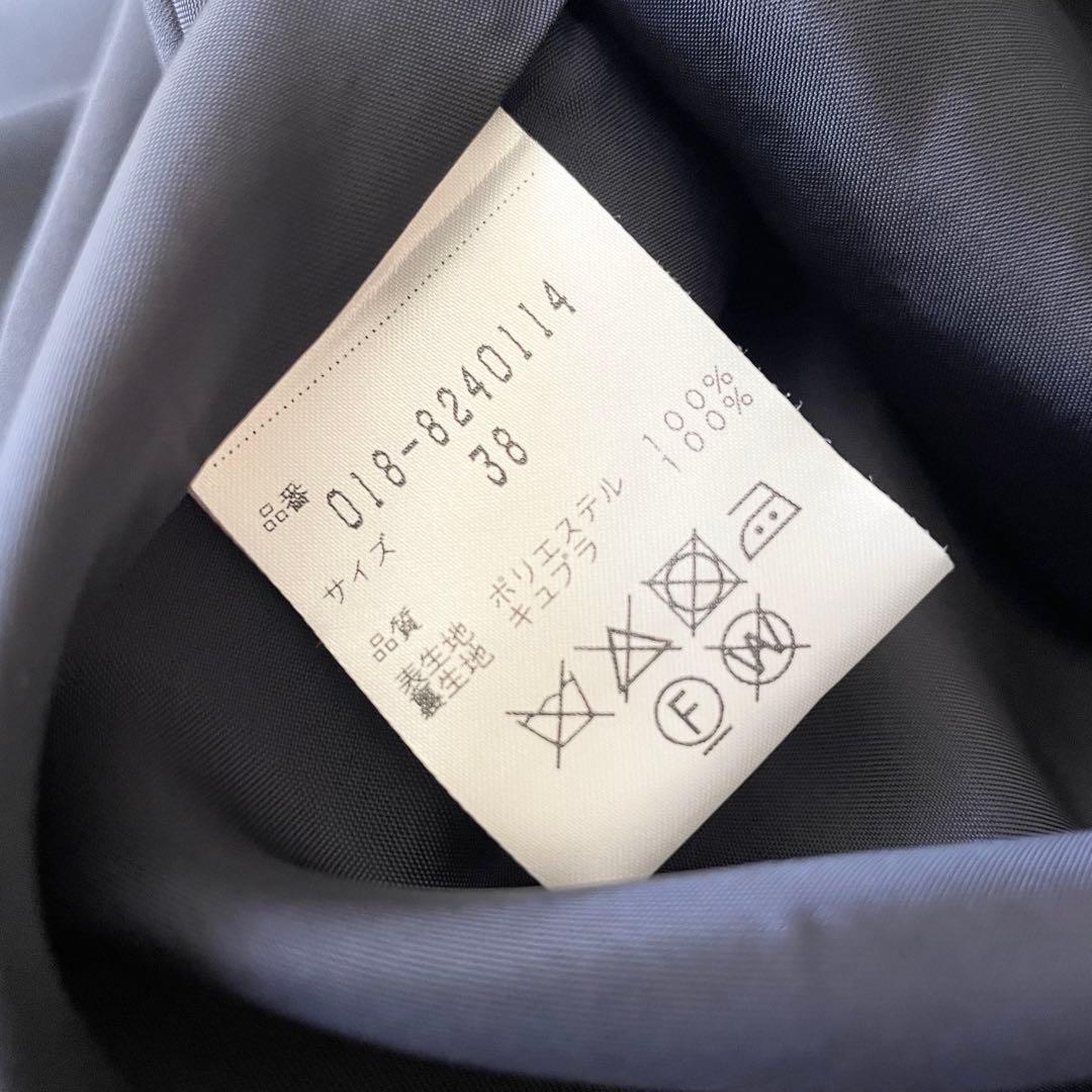 ナチュラルビューティー 極美品 ワンピース 38 ネイビー