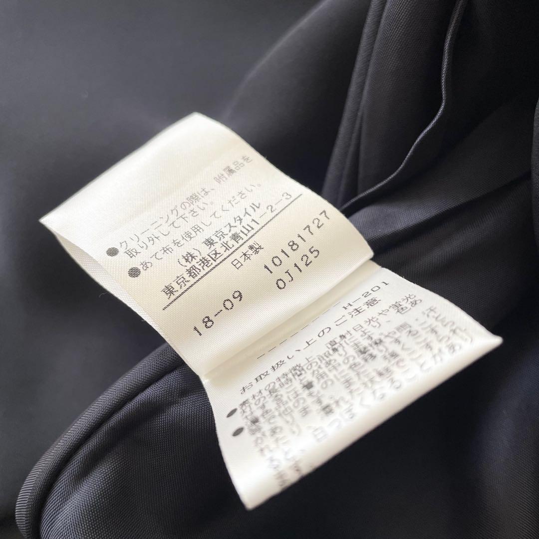 ナチュラルビューティー 極美品 ワンピース 38 ネイビー