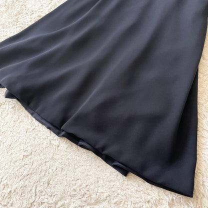 ナチュラルビューティー 極美品 ワンピース 38 ネイビー