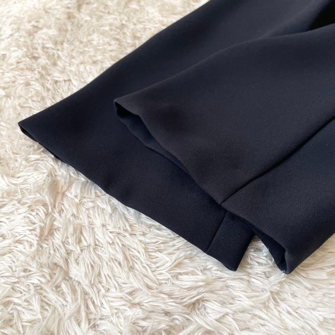 ナチュラルビューティー 極美品 ワンピース 38 ネイビー