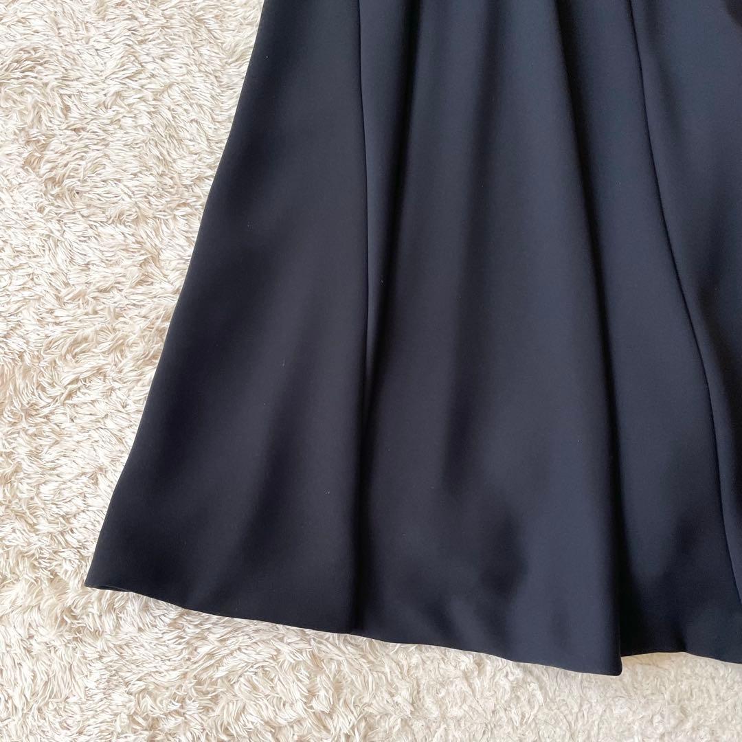 ナチュラルビューティー 極美品 ワンピース 38 ネイビー