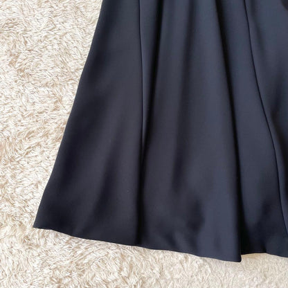 ナチュラルビューティー 極美品 ワンピース 38 ネイビー