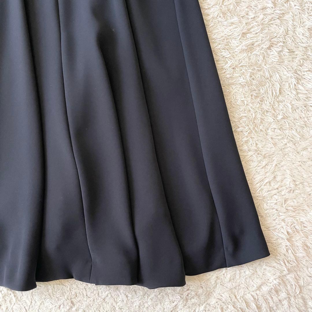 ナチュラルビューティー 極美品 ワンピース 38 ネイビー