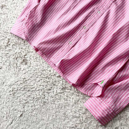 ラルフローレン 極美品 stripe L/S shirt 裾ポニー