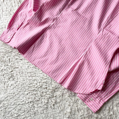 ラルフローレン 極美品 stripe L/S shirt 裾ポニー