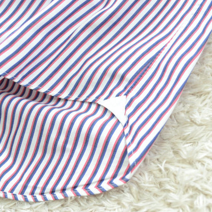 ジャンネット 極美品 GIANNETTO ワイドカラーシャツ 41 ストライプ