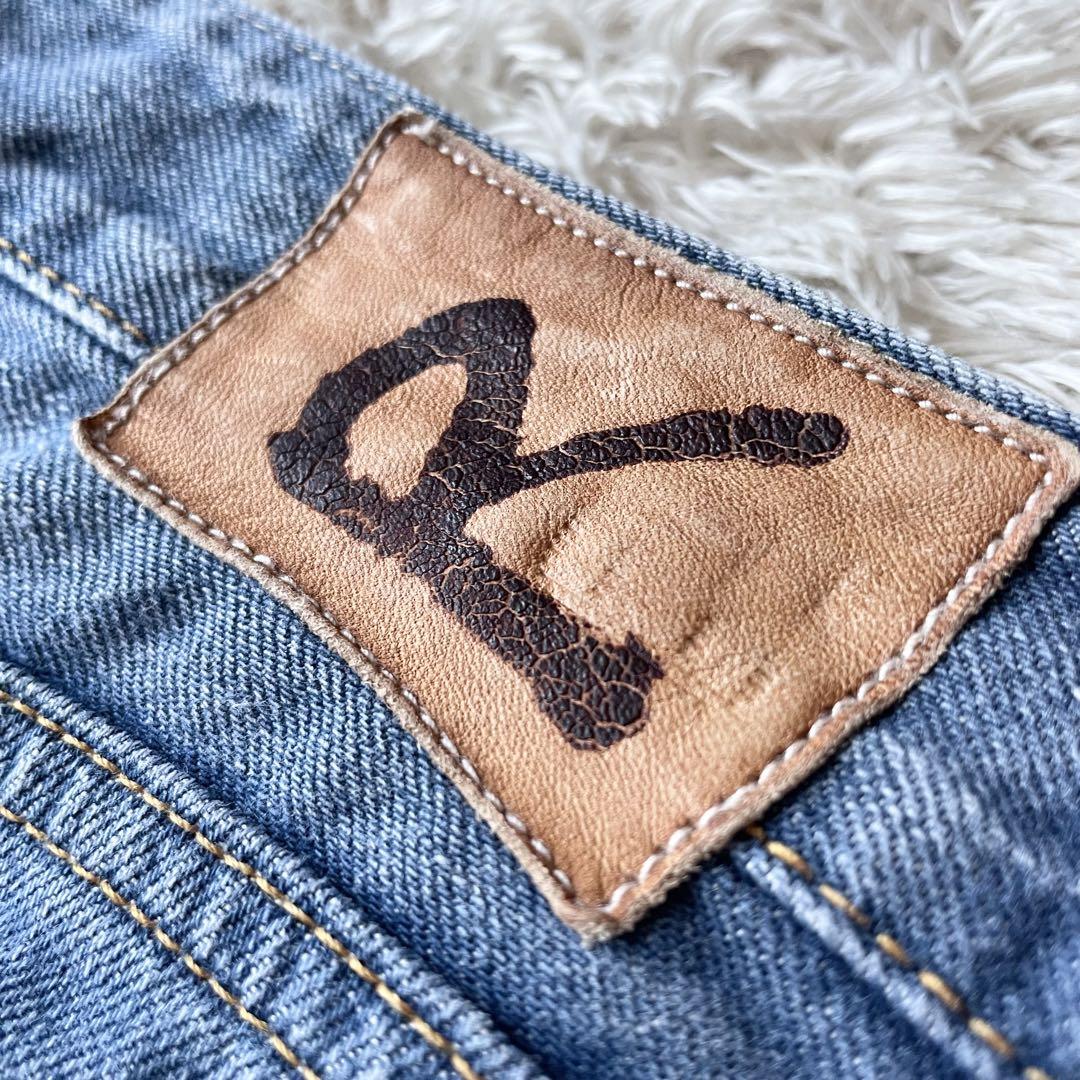 45R 美品 45R おこめデニム竹比女 加工 28 ブルー