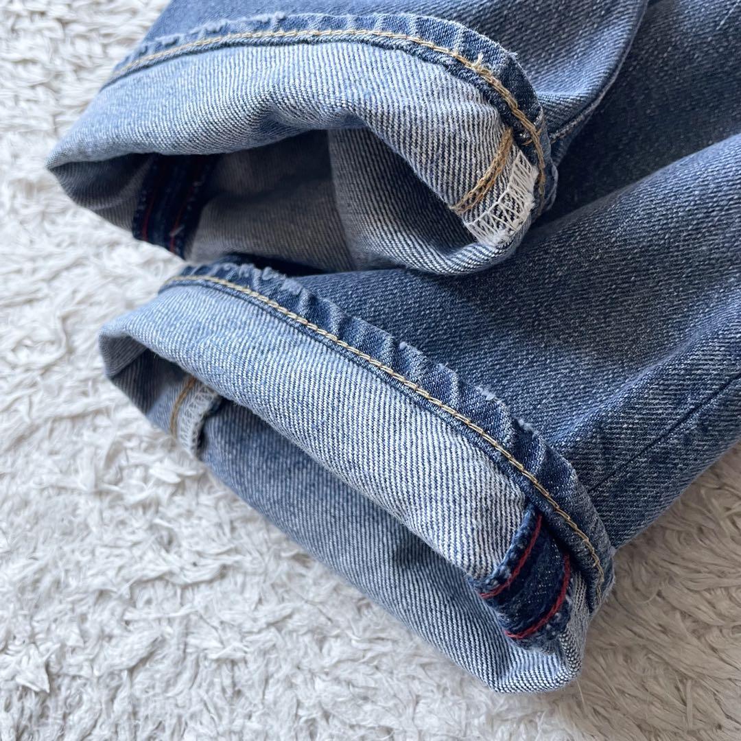 45R 美品 45R おこめデニム竹比女 加工 28 ブルー