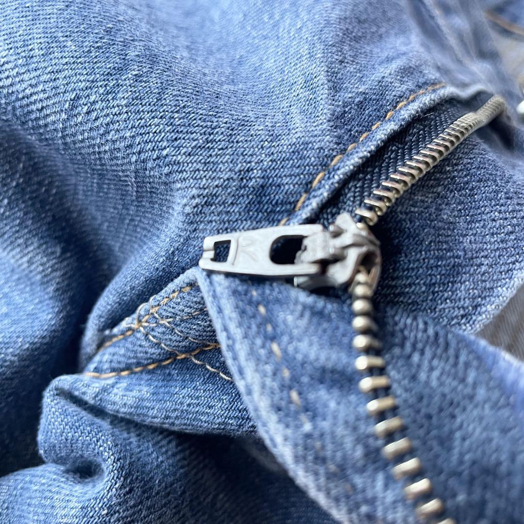 45R 美品 45R おこめデニム竹比女 加工 28 ブルー