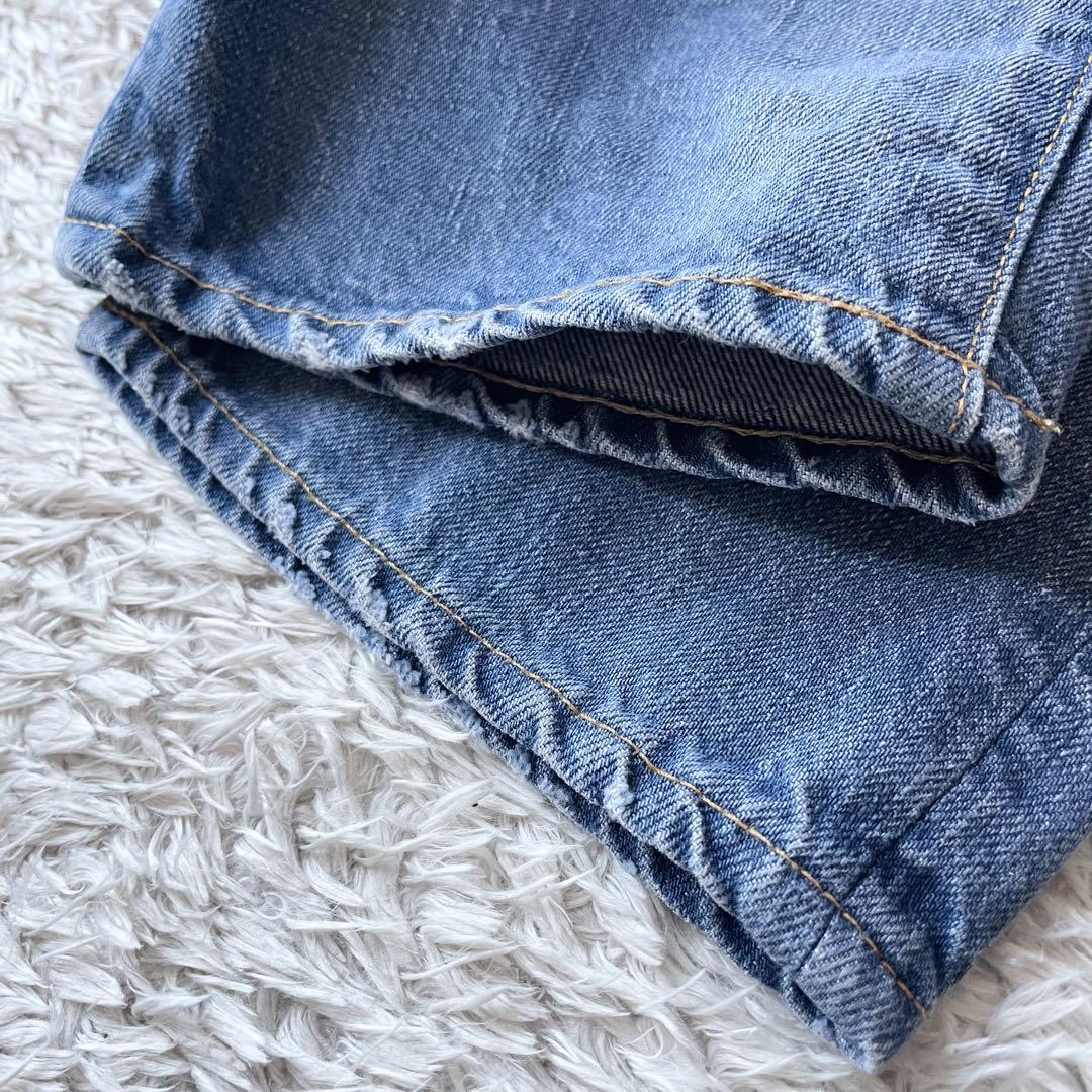 45R 美品 45R おこめデニム竹比女 加工 28 ブルー