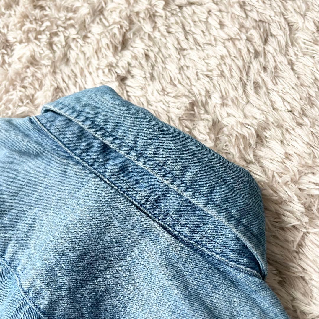 45R 極美品 コットンリネンシャツデニムの908イースタンシャツ 2