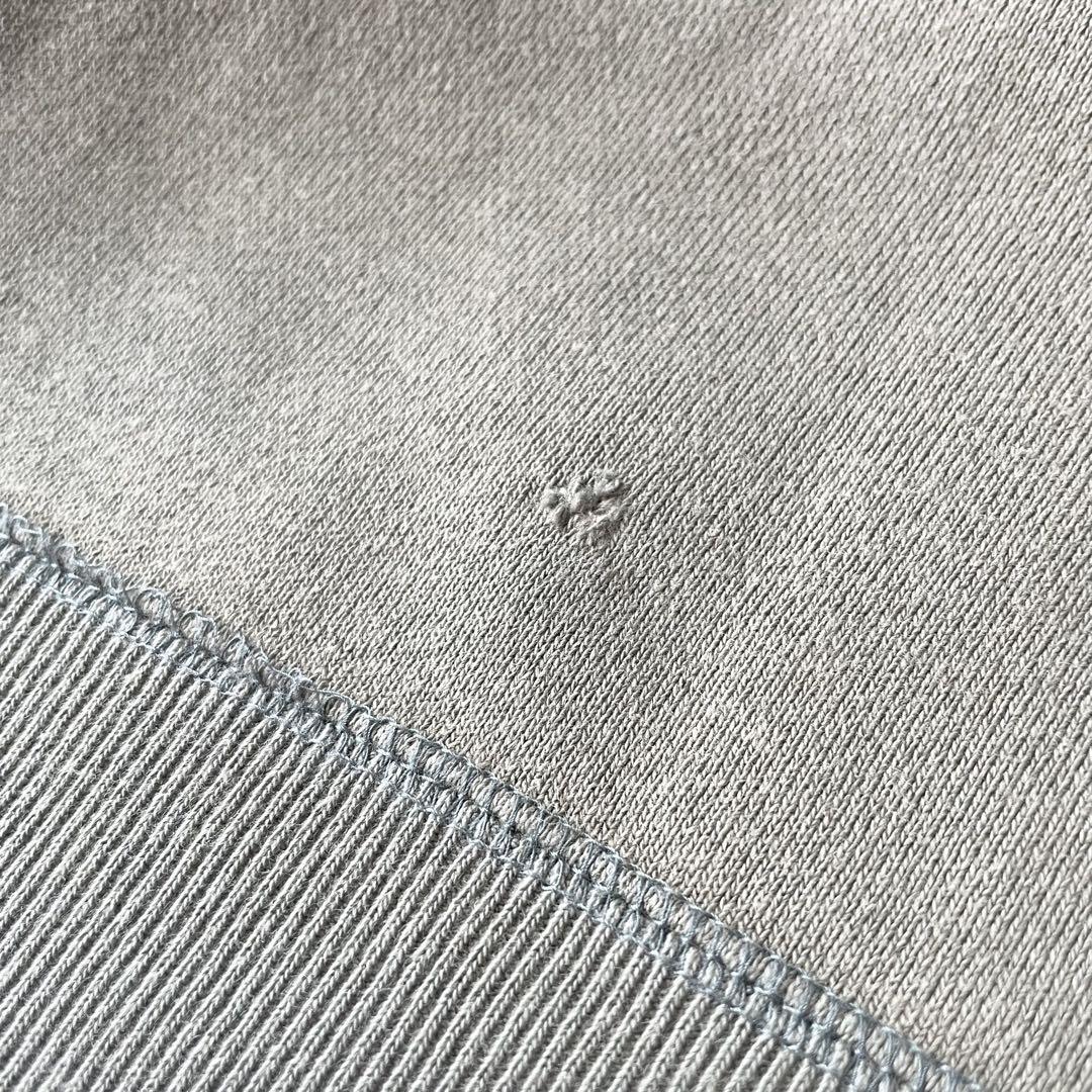 パパス papas ラグランフェルトロゴスウェット M グリーン