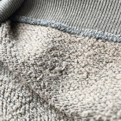 パパス papas ラグランフェルトロゴスウェット M グリーン