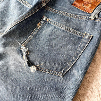 45R ストレートデニム セルビッチ 赤耳 29