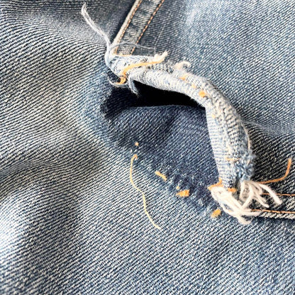 45R ストレートデニム セルビッチ 赤耳 29