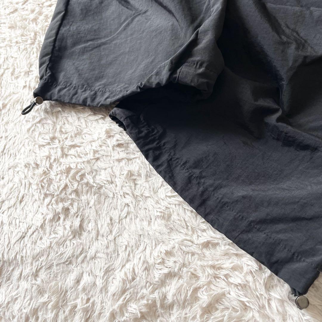ペルーシュ 美品 PERUSHU ナイロンパンツ L 黒 ワイド