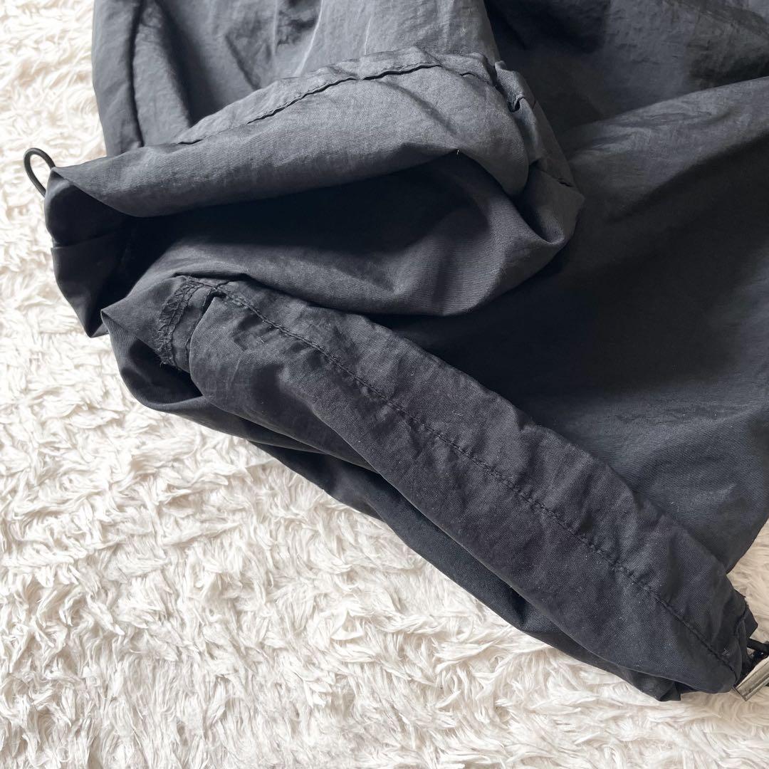 ペルーシュ 美品 PERUSHU ナイロンパンツ L 黒 ワイド