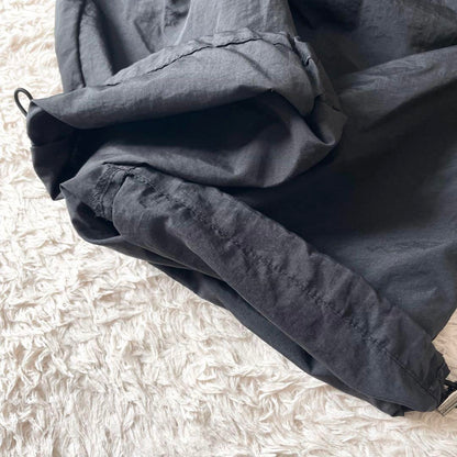 ペルーシュ 美品 PERUSHU ナイロンパンツ L 黒 ワイド
