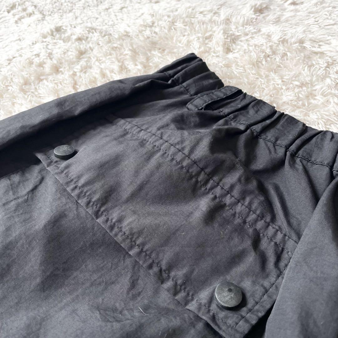 ペルーシュ 美品 PERUSHU ナイロンパンツ L 黒 ワイド
