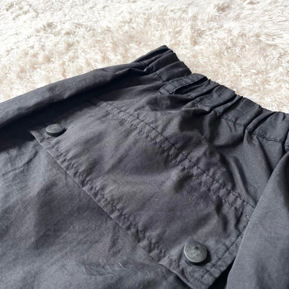 ペルーシュ 美品 PERUSHU ナイロンパンツ L 黒 ワイド