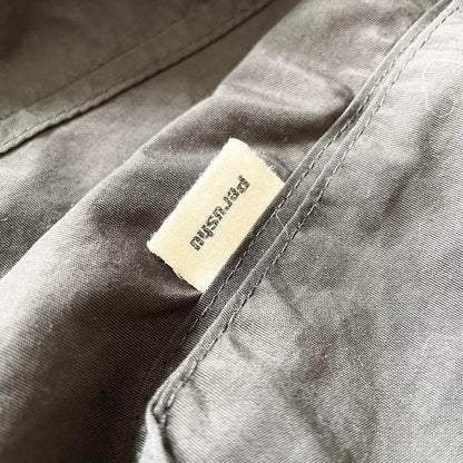 ペルーシュ 美品 PERUSHU ナイロンパンツ L 黒 ワイド