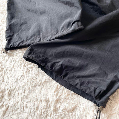 ペルーシュ 美品 PERUSHU ナイロンパンツ L 黒 ワイド