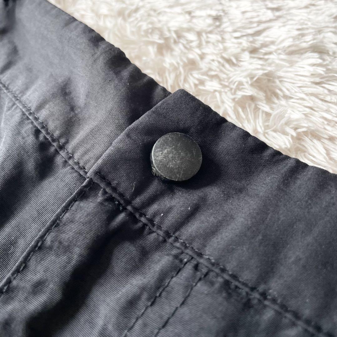 ペルーシュ 美品 PERUSHU ナイロンパンツ L 黒 ワイド