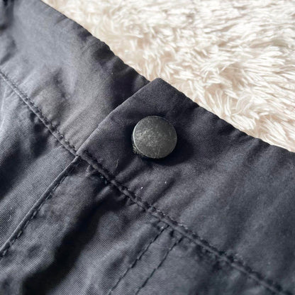 ペルーシュ 美品 PERUSHU ナイロンパンツ L 黒 ワイド