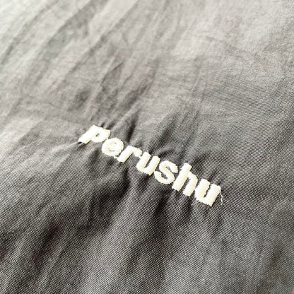 ペルーシュ 美品 PERUSHU ナイロンパンツ L 黒 ワイド