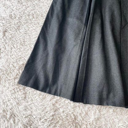 マーガレットハウエル 極美品 FINE FLANNEL ボックスプリーツスカート