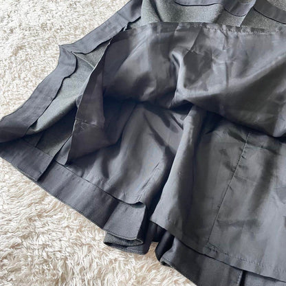 マーガレットハウエル 極美品 FINE FLANNEL ボックスプリーツスカート