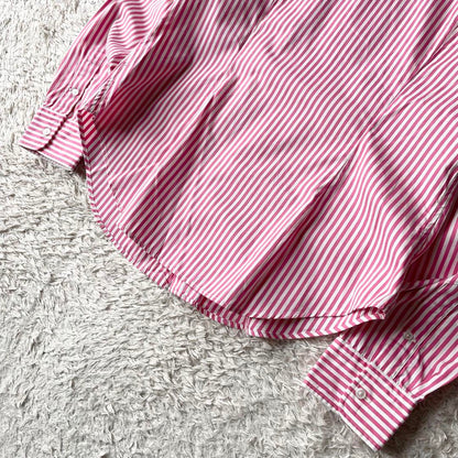 ラルフローレン 極美品 stripe L/S shirt 袖ポニー
