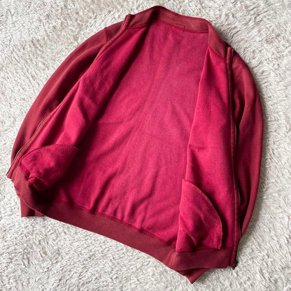 PAPAS 美品 フルジップ スウェット S 赤