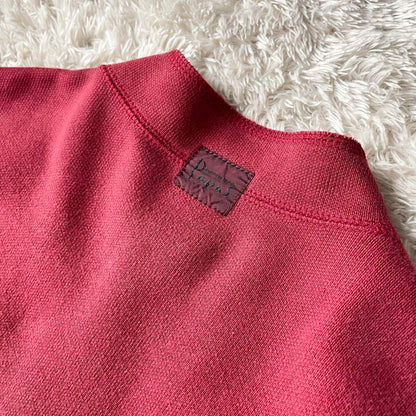 PAPAS 美品 フルジップ スウェット S 赤