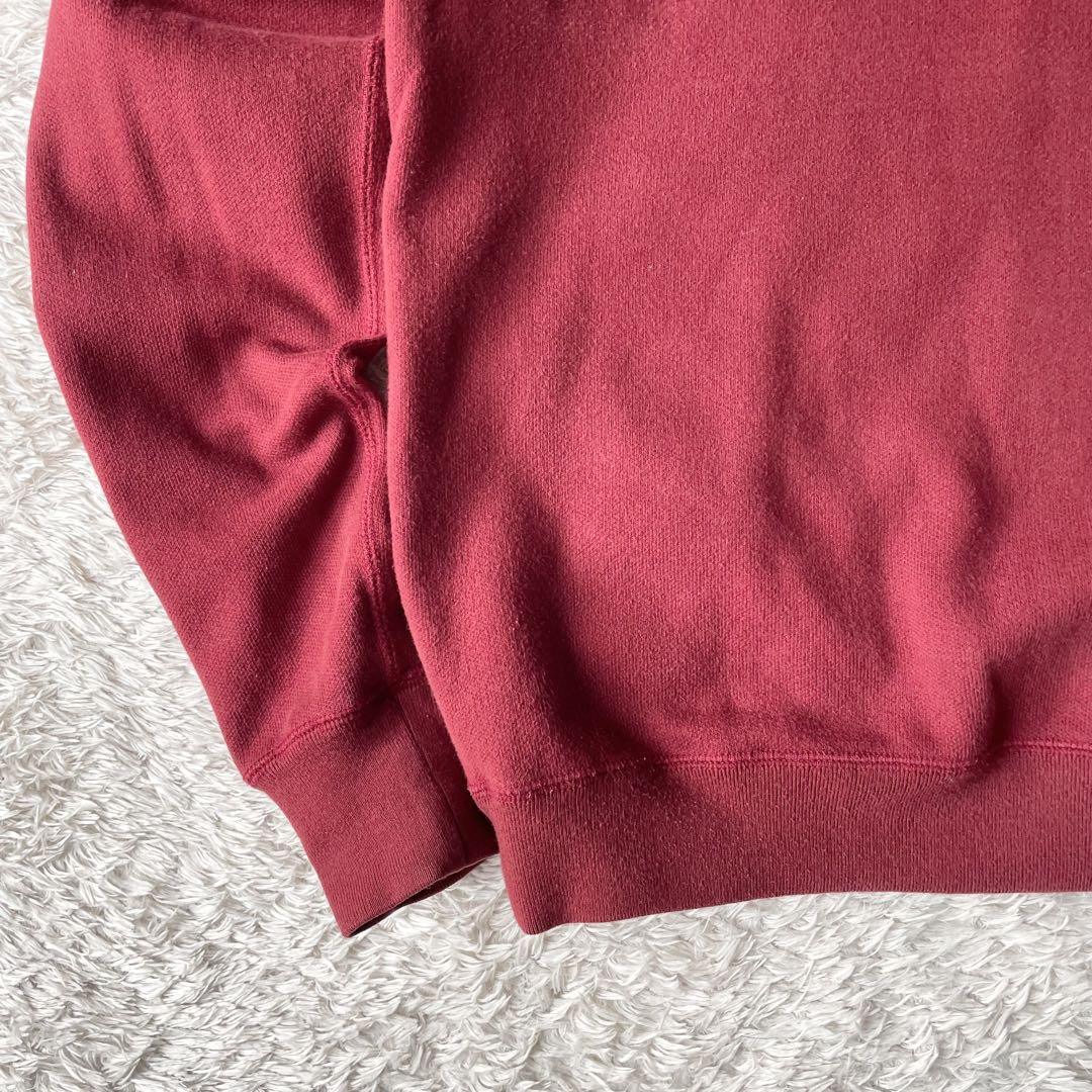 PAPAS 美品 フルジップ スウェット S 赤