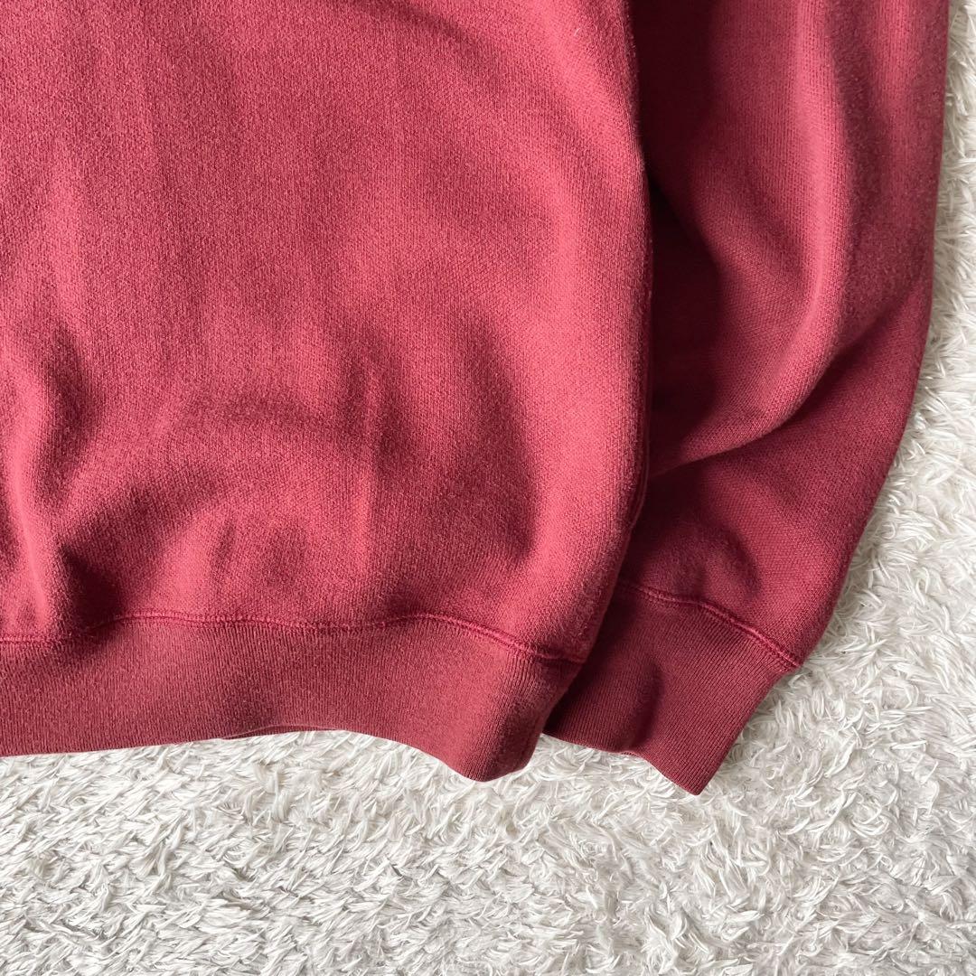 PAPAS 美品 フルジップ スウェット S 赤