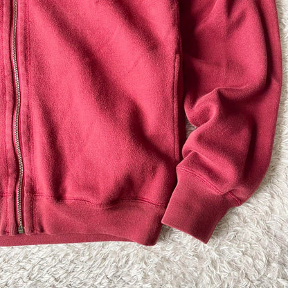 PAPAS 美品 フルジップ スウェット S 赤